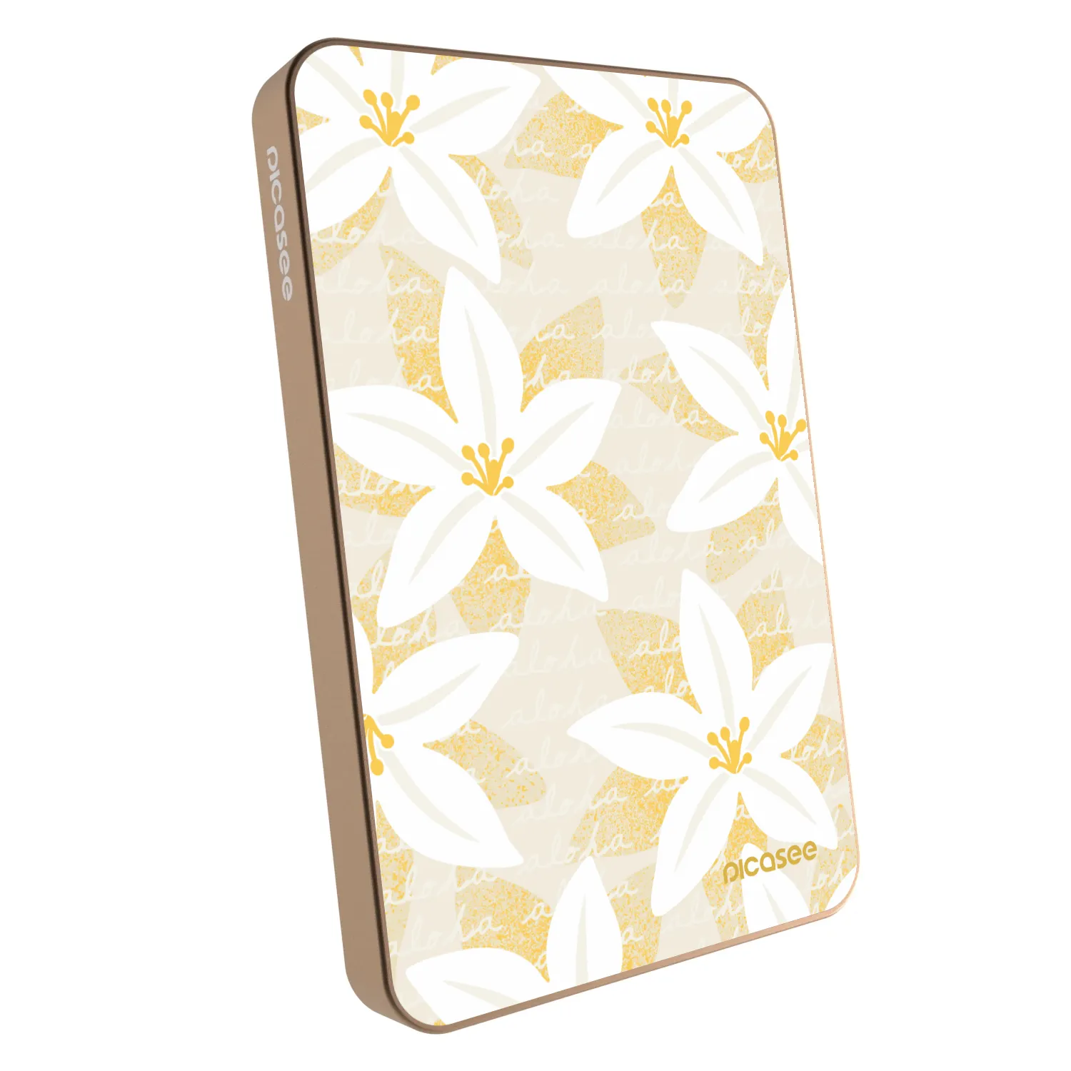 Picasee Powerbank cu MagSafe 5 000 mAh De aur - Island Leave