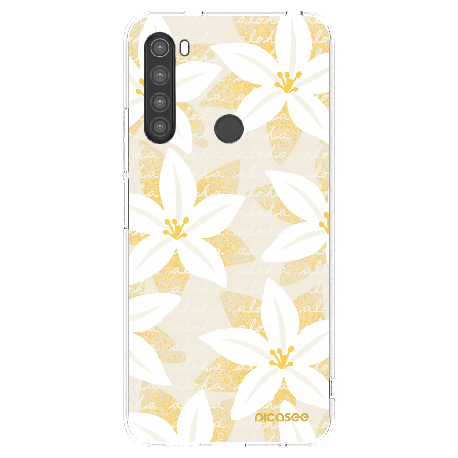 Picasee husă transparentă din silicon pentru Xiaomi Redmi Note 8 - Island Leave