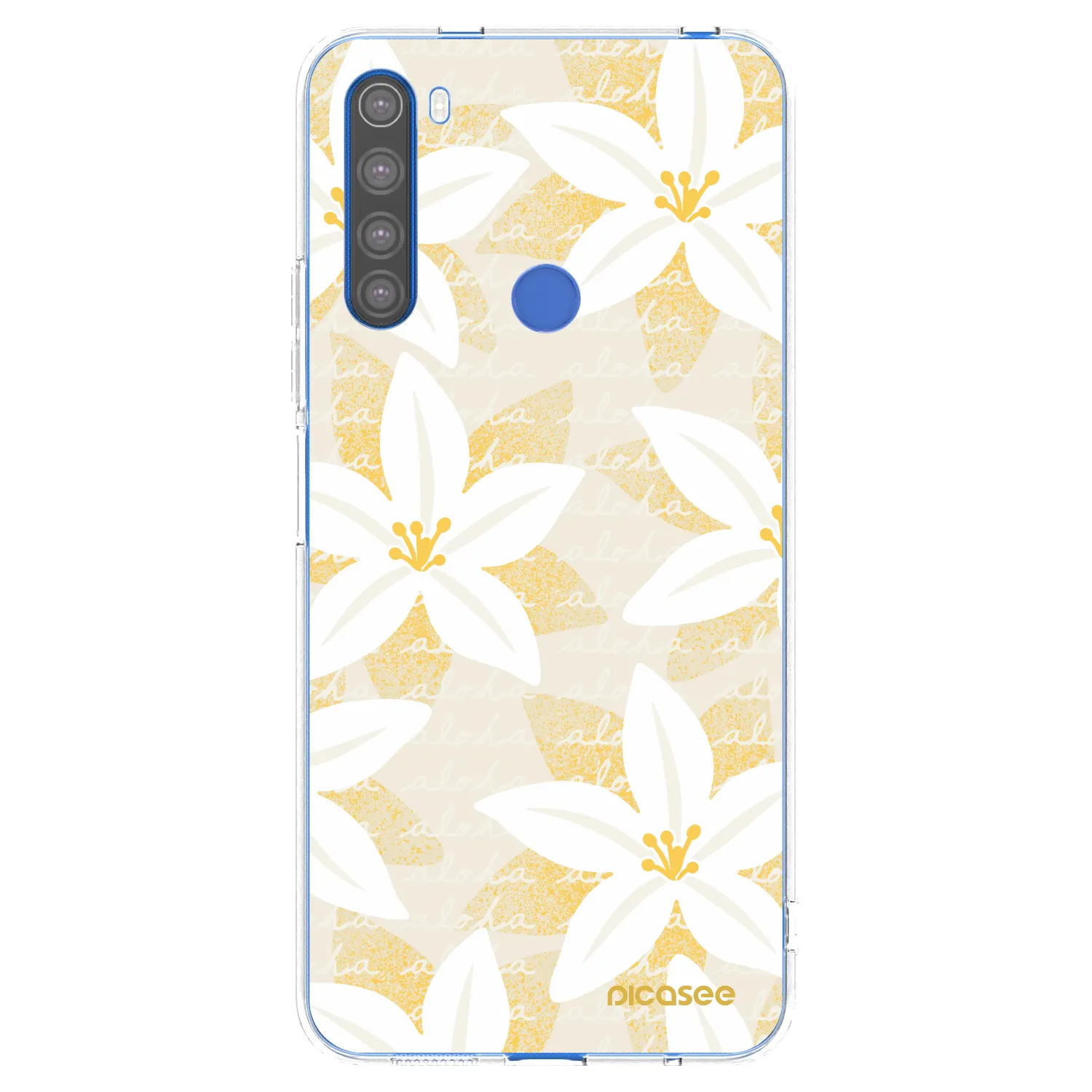 Picasee husă transparentă din silicon pentru Xiaomi Redmi Note 8T - Island Leave