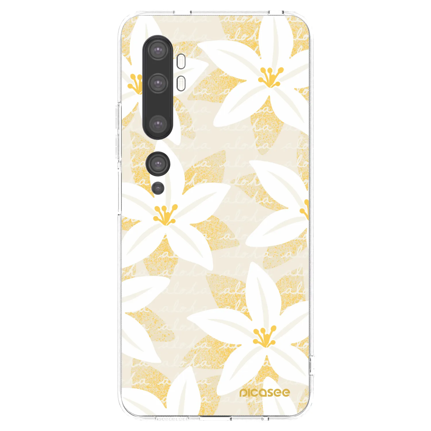 Picasee husă transparentă din silicon pentru Xiaomi Mi Note 10 (Pro) - Island Leave