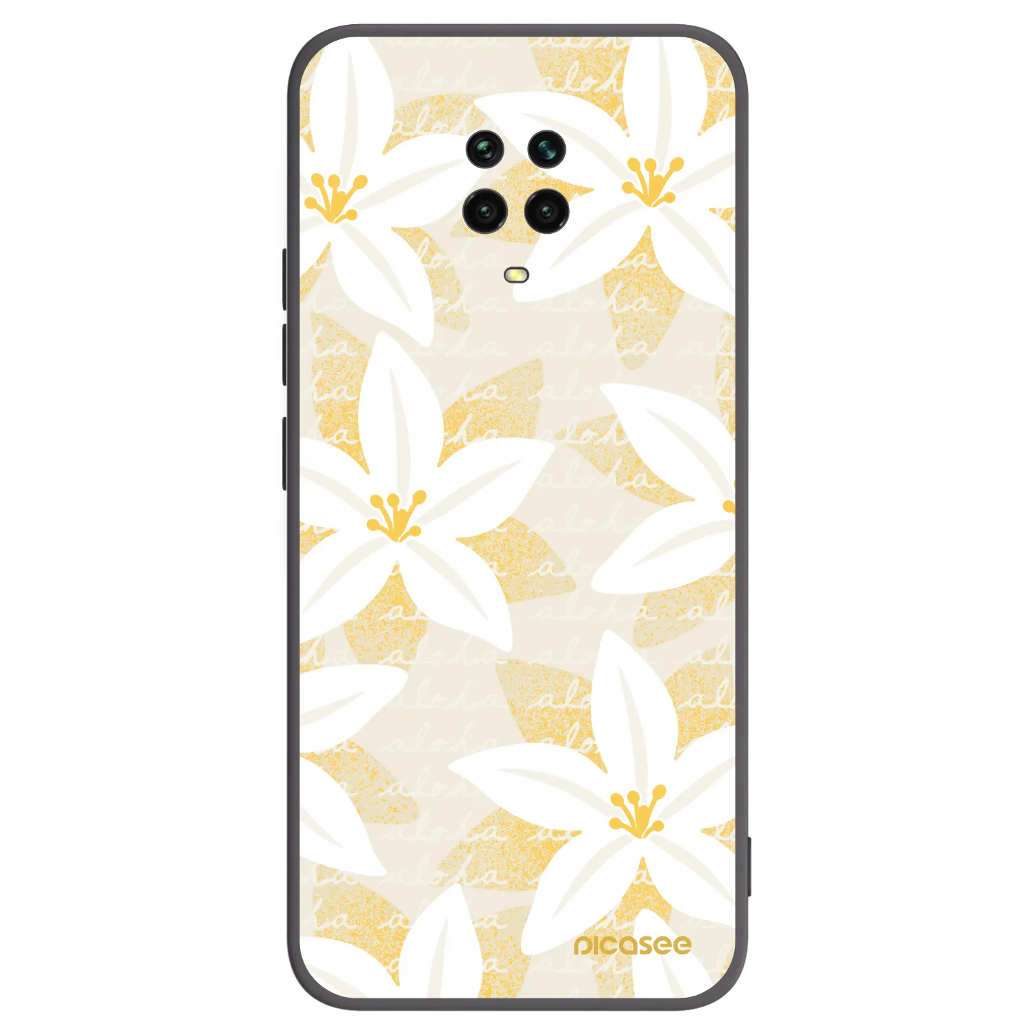 Picasee husă neagră din silicon pentru Xiaomi Redmi Note 9S - Island Leave