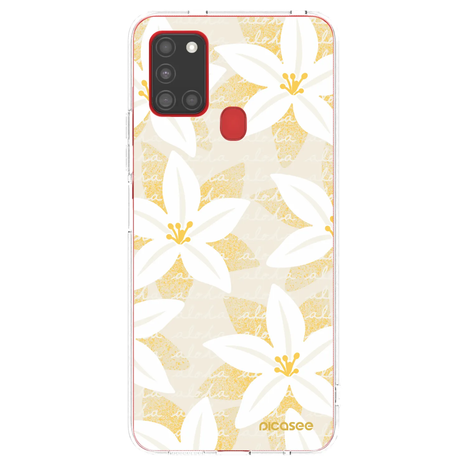 Picasee husă transparentă din silicon pentru Samsung Galaxy A21s - Island Leave