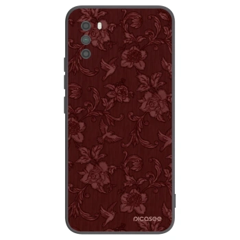 Picasee husă neagră din silicon pentru Xiaomi Poco M3 - Red Elegance