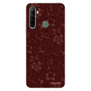 Picasee husă transparentă din silicon pentru Realme 6i - Red Elegance