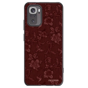 Picasee husă neagră din silicon pentru Xiaomi Redmi Note 10 - Red Elegance