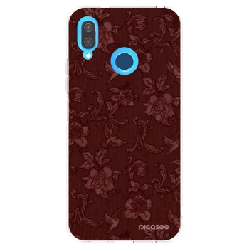 Picasee husă transparentă din silicon pentru Huawei P20 Lite - Red Elegance