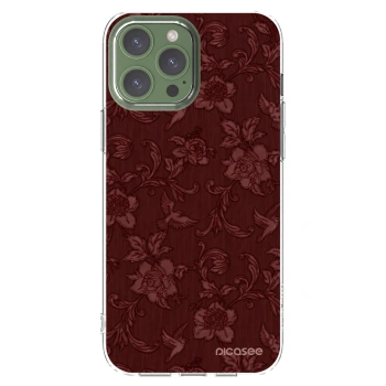 Picasee husă transparentă din silicon pentru Apple iPhone 13 Pro Max - Red Elegance
