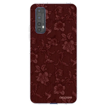 Picasee husă transparentă din silicon pentru Realme 7 - Red Elegance