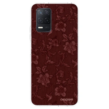 Picasee husă transparentă din silicon pentru Realme 8 5G - Red Elegance