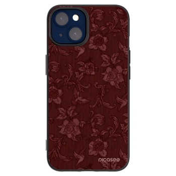 Picasee husă neagră din silicon pentru Apple iPhone 14 - Red Elegance