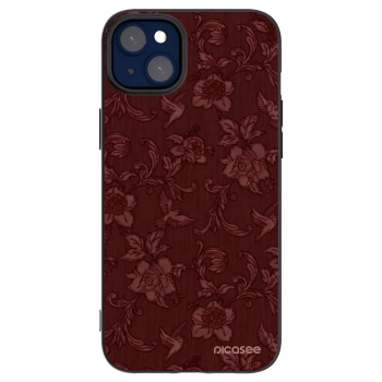 Picasee husă neagră din silicon pentru Apple iPhone 14 Plus - Red Elegance