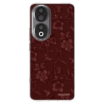 Picasee husă transparentă din silicon pentru Honor 90 5G - Red Elegance