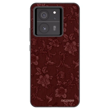 Picasee husă neagră din silicon pentru Xiaomi 13T - Red Elegance