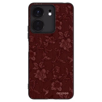 Picasee husă neagră din silicon pentru Xiaomi Redmi 13C 4G - Red Elegance