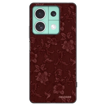 Picasee husă neagră din silicon pentru Xiaomi Redmi Note 13 5G - Red Elegance