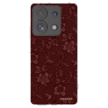 Picasee husă transparentă din silicon pentru Xiaomi Redmi Note 13 Pro 4G - Red Elegance