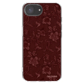 Picasee husă transparentă din silicon pentru Apple iPhone 16e - Red Elegance