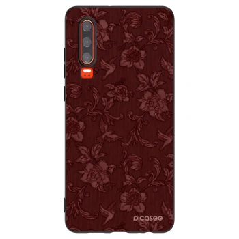 Picasee husă neagră din silicon pentru Huawei P30 - Red Elegance