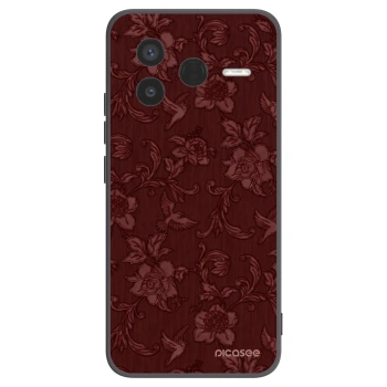 Picasee husă neagră din silicon pentru Xiaomi Poco F7 Pro 5G - Red Elegance