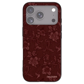 Picasee husă neagră din silicon pentru Apple iPhone 17 Pro - Red Elegance
