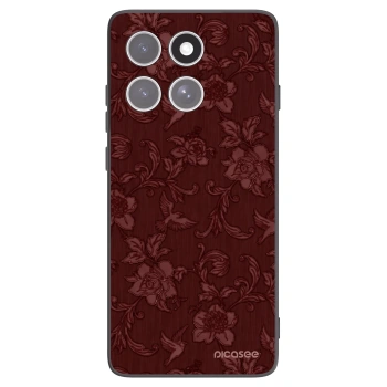 Picasee husă neagră din silicon pentru Motorola Edge 60 Pro - Red Elegance