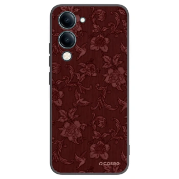 Picasee husă neagră din silicon pentru Vivo Y29s 5G - Red Elegance