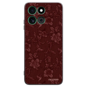 Picasee husă neagră din silicon pentru Motorola Moto G57 Power - Red Elegance