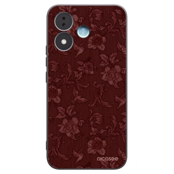 Picasee husă neagră din silicon pentru Xiaomi Redmi Note 17 5G - Red Elegance