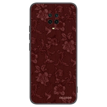 Picasee husă neagră din silicon pentru Xiaomi Redmi Note 9S - Red Elegance