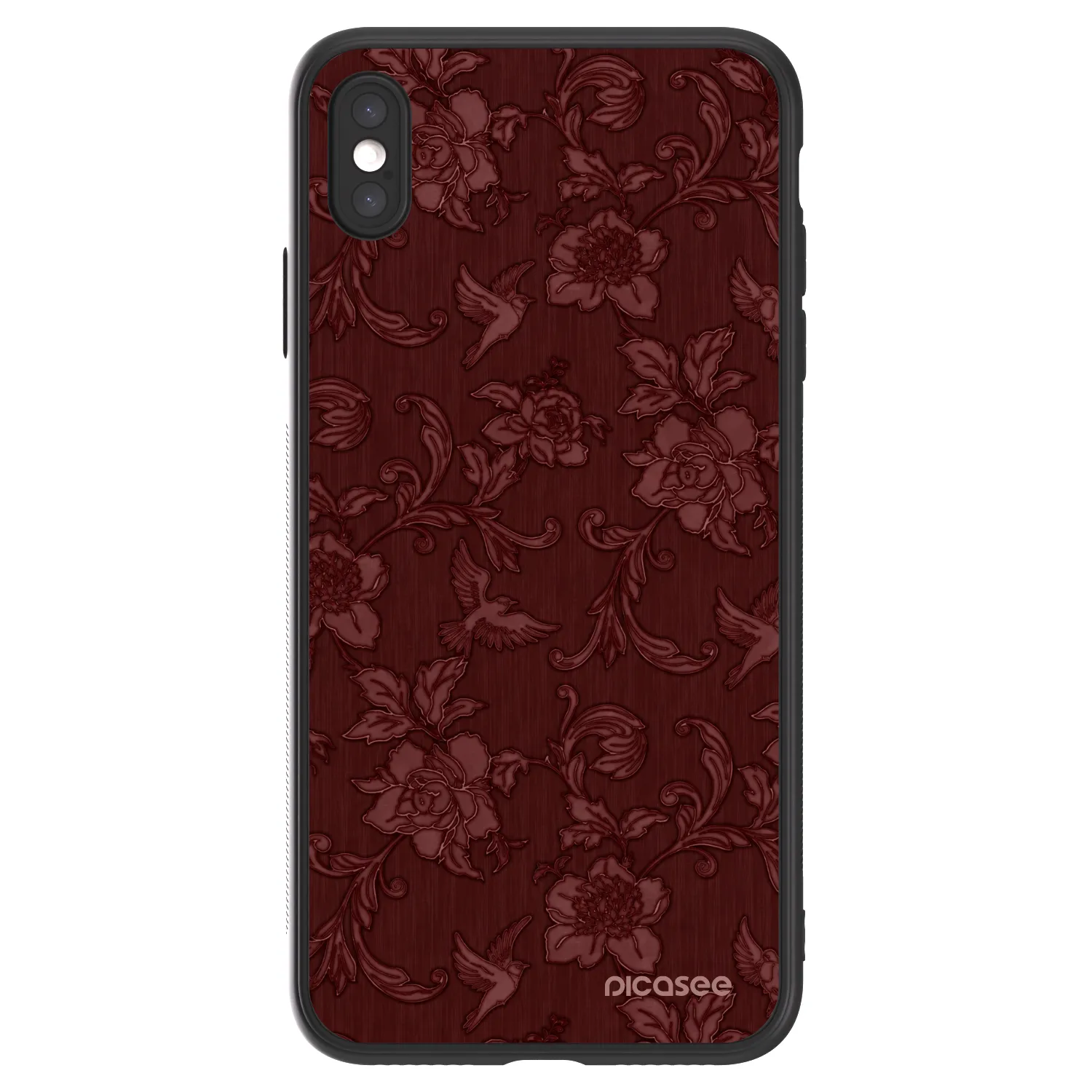 Picasee ULTIMATE CASE pentru Apple iPhone XS Max - Red Elegance
