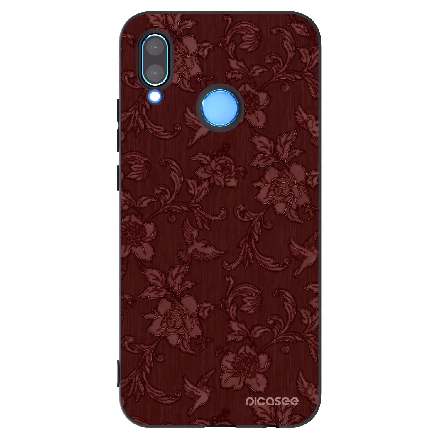 Picasee husă neagră din silicon pentru Huawei P20 Lite - Red Elegance