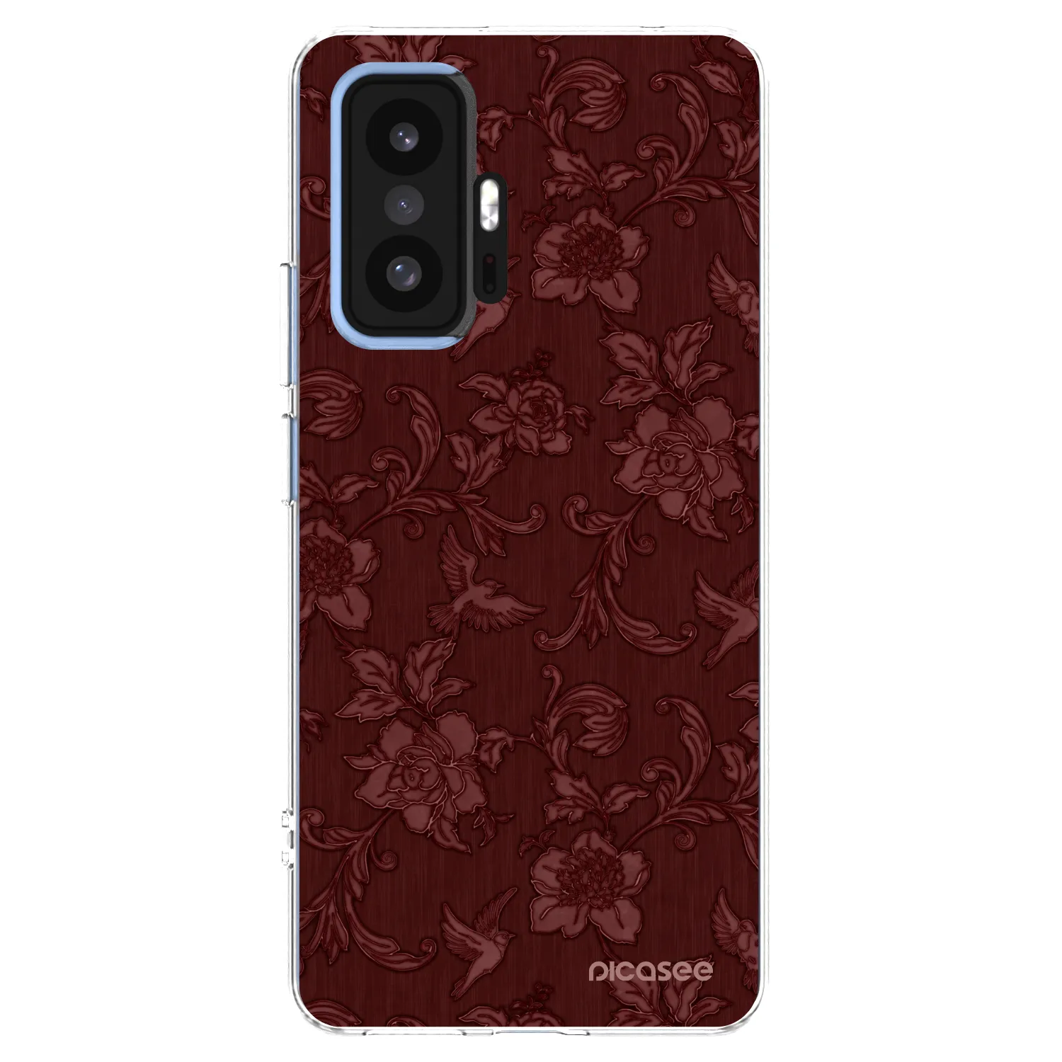 Picasee husă transparentă din silicon pentru Xiaomi 11T Pro - Red Elegance