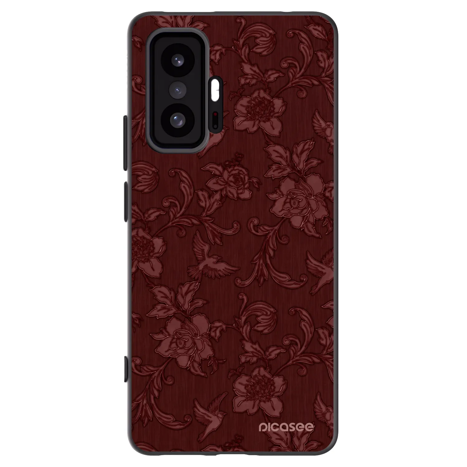 Picasee husă neagră din silicon pentru Xiaomi 11T Pro - Red Elegance