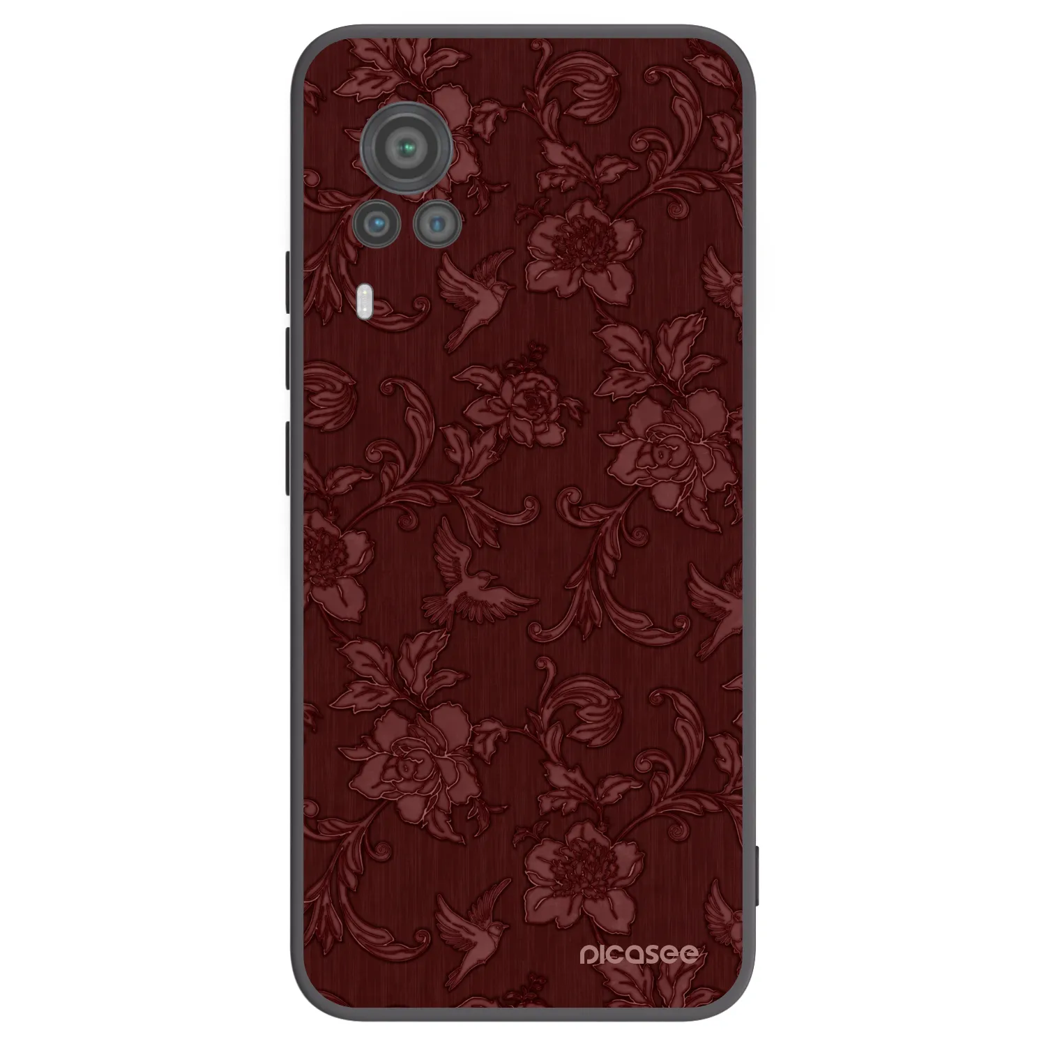 Picasee husă neagră din silicon pentru Vivo X60 Pro 5G - Red Elegance
