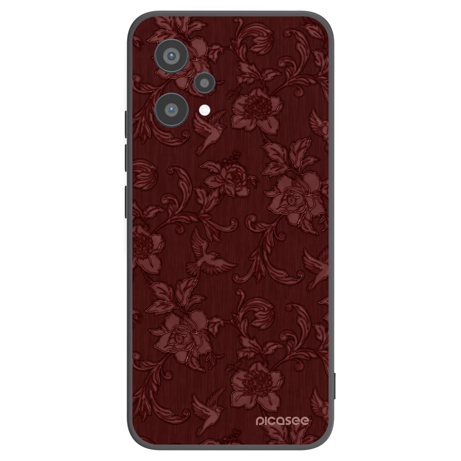 Picasee husă neagră din silicon pentru Realme 9 Pro 5G - Red Elegance
