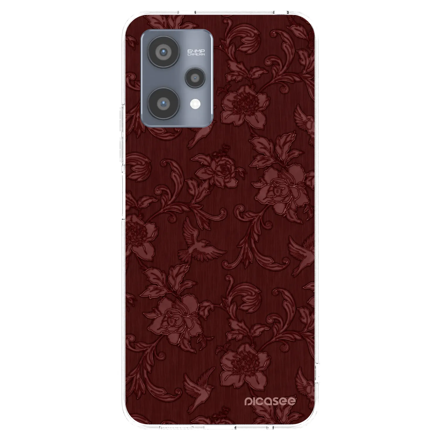 Picasee husă transparentă din silicon pentru Realme 9 Pro 5G - Red Elegance