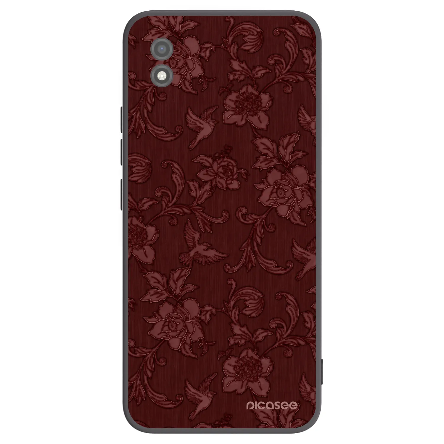 Picasee husă neagră din silicon pentru Realme C11 (2021) - Red Elegance