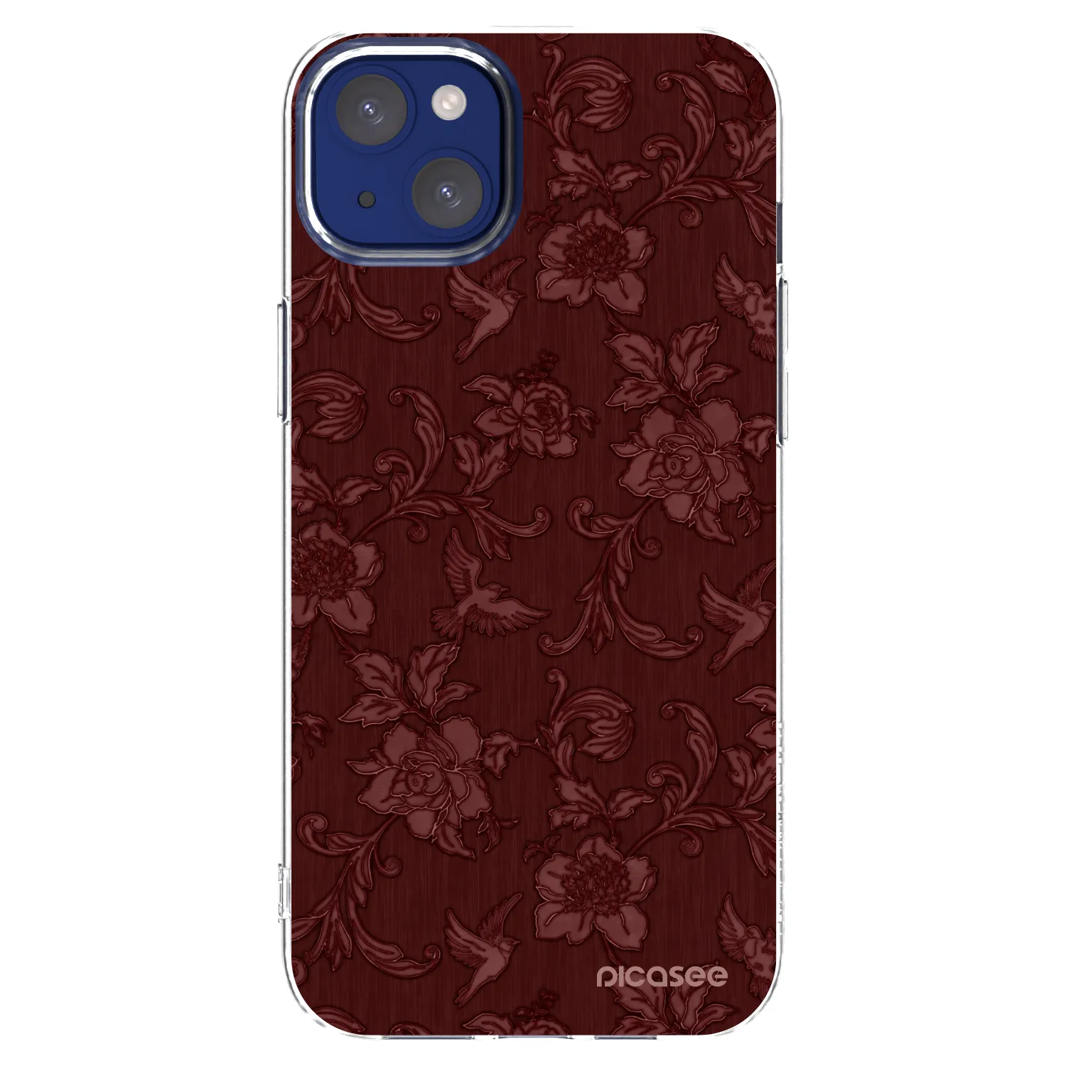 Picasee husă transparentă din silicon pentru Apple iPhone 14 Plus - Red Elegance