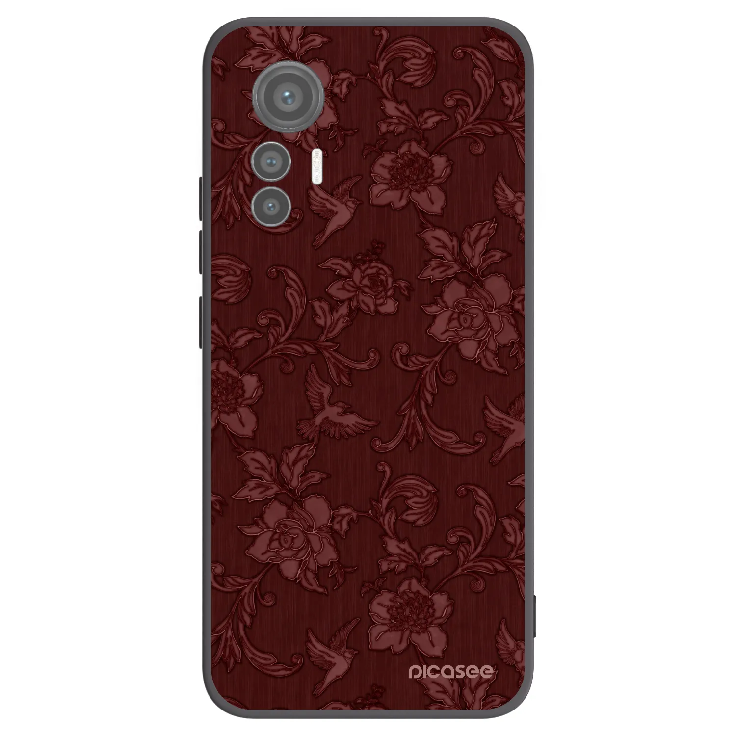 Picasee husă neagră din silicon pentru Xiaomi 12 Lite - Red Elegance
