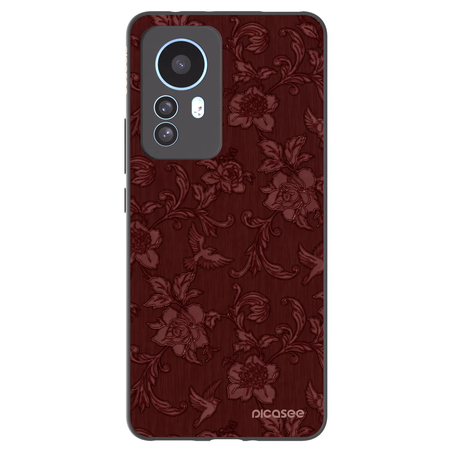 Picasee husă neagră din silicon pentru Xiaomi 12T Pro - Red Elegance