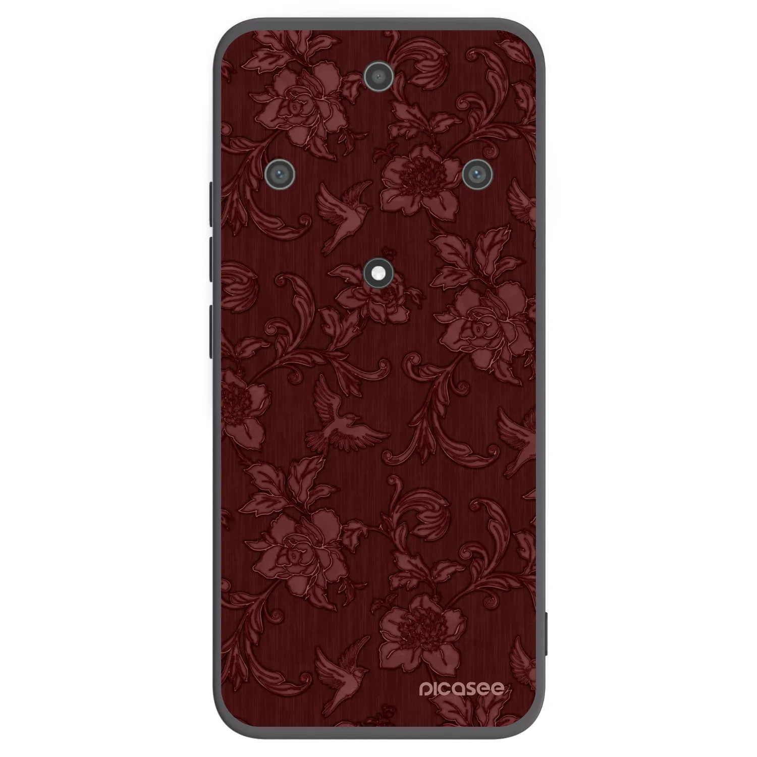 Picasee husă neagră din silicon pentru Honor Magic5 Lite 5G - Red Elegance
