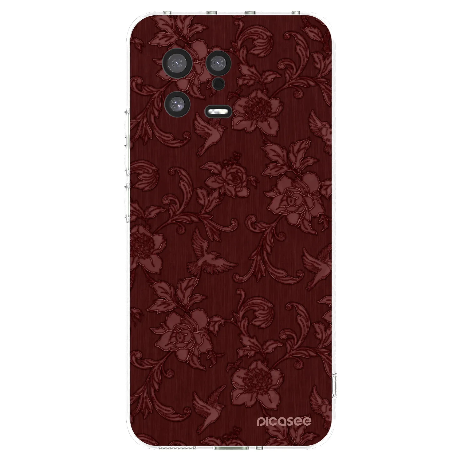 Picasee husă transparentă din silicon pentru Xiaomi 13 - Red Elegance