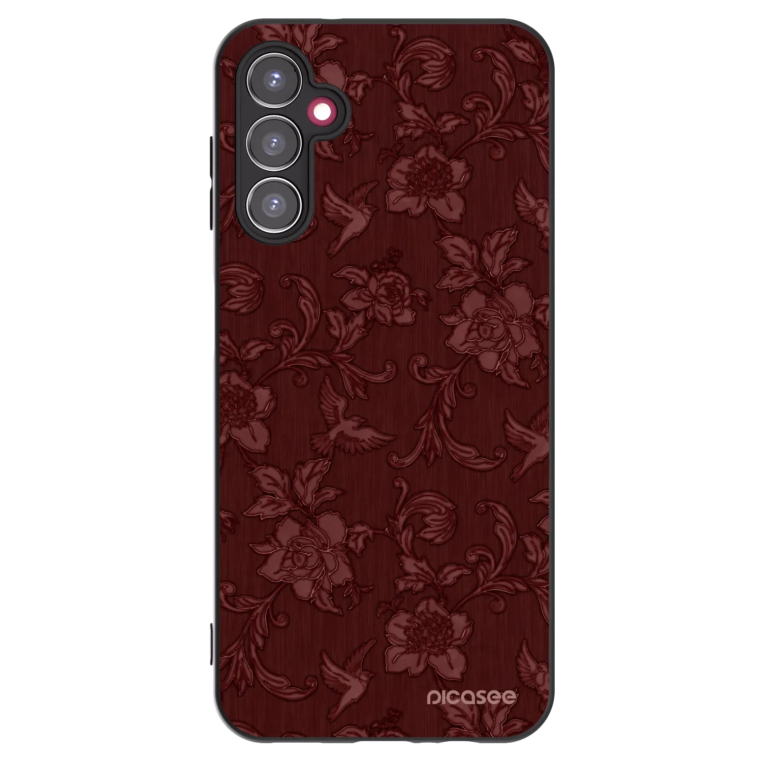 Picasee husă neagră din silicon pentru Samsung Galaxy A14 5G A146P - Red Elegance