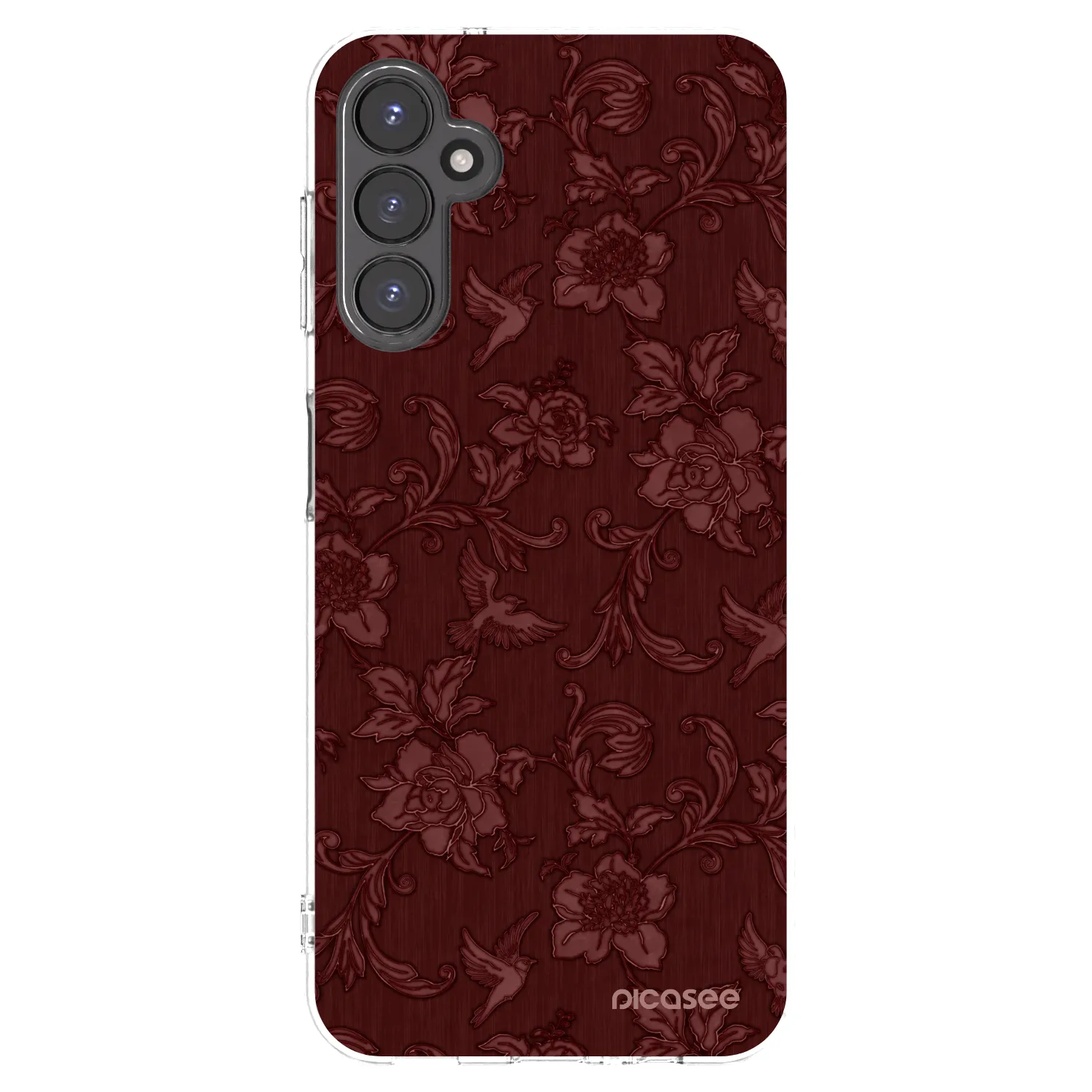 Picasee husă transparentă din silicon pentru Samsung Galaxy A14 5G A146P - Red Elegance