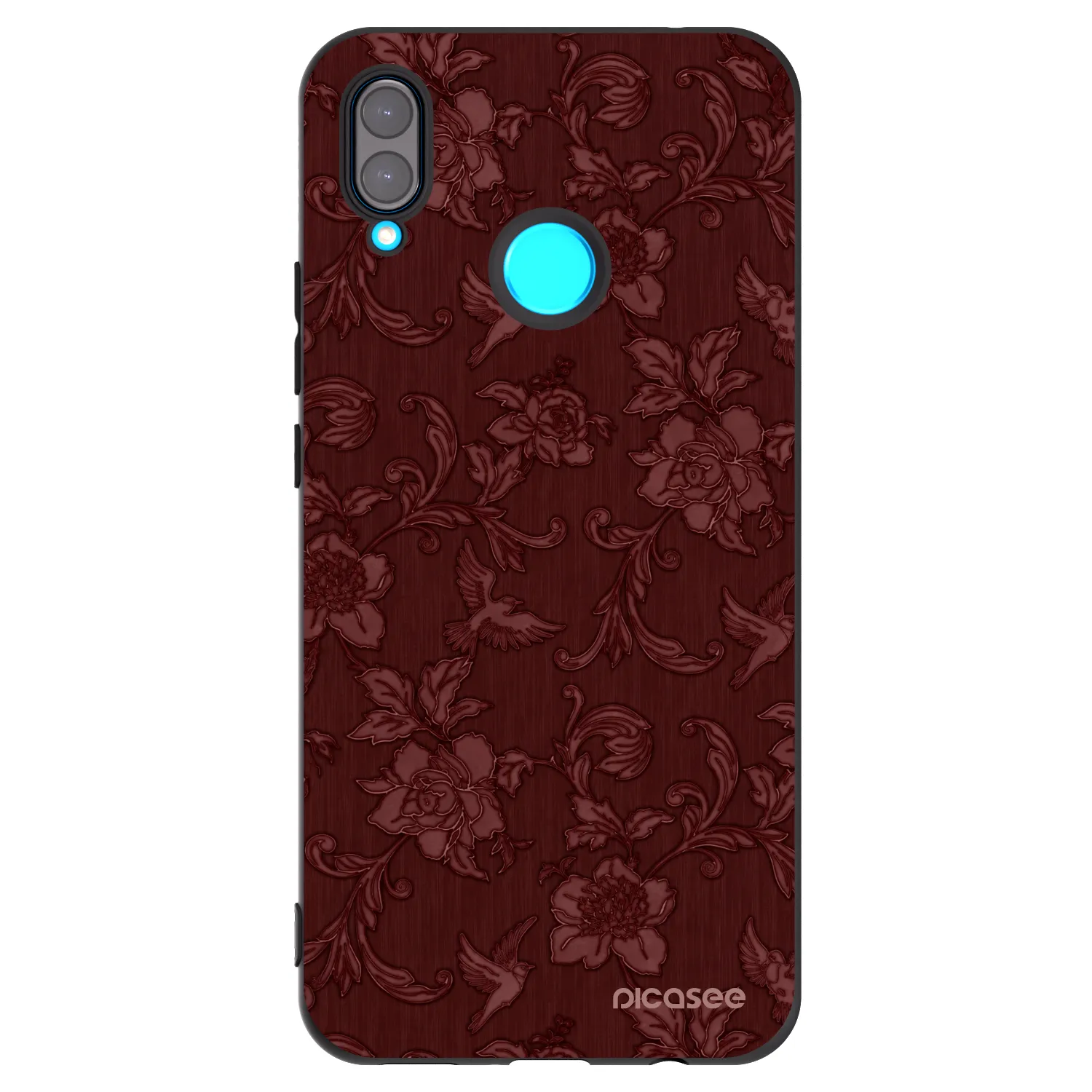 Picasee husă neagră din silicon pentru Huawei Nova 3 - Red Elegance