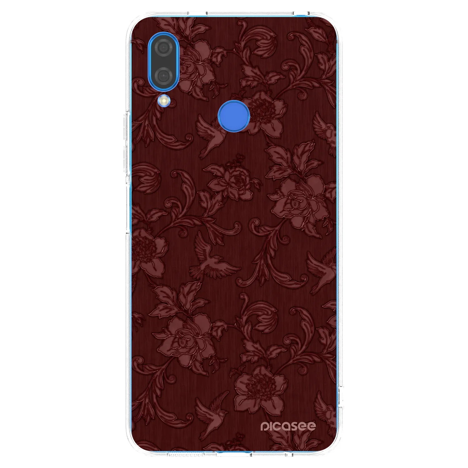Picasee husă transparentă din silicon pentru Huawei Nova 3i - Red Elegance