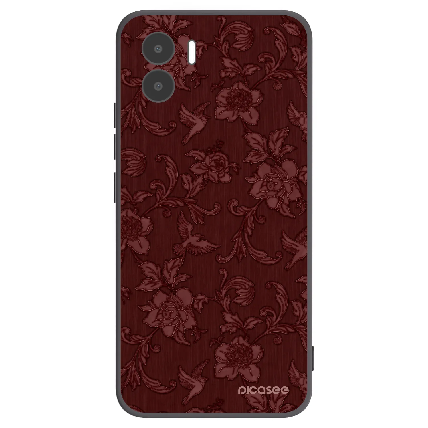 Picasee husă neagră din silicon pentru Xiaomi Redmi A2 - Red Elegance