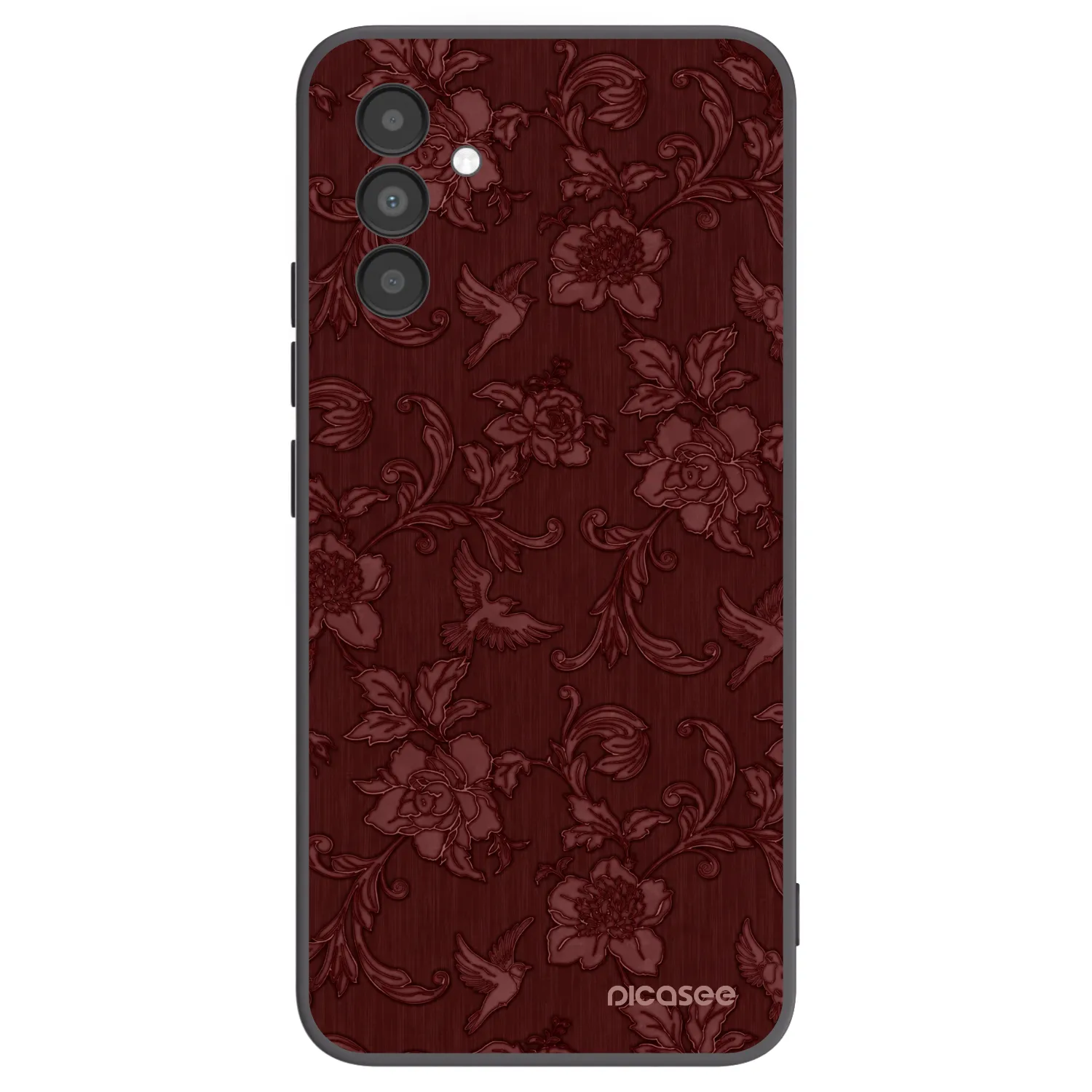 Picasee husă neagră din silicon pentru Samsung Galaxy A04s A047F - Red Elegance