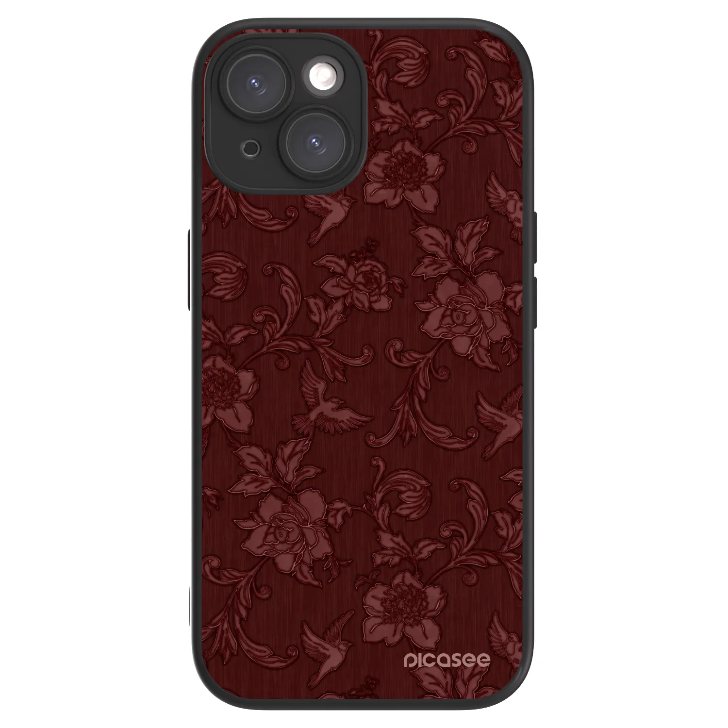 Picasee ULTIMATE CASE MagSafe pentru Apple iPhone 15 - Red Elegance