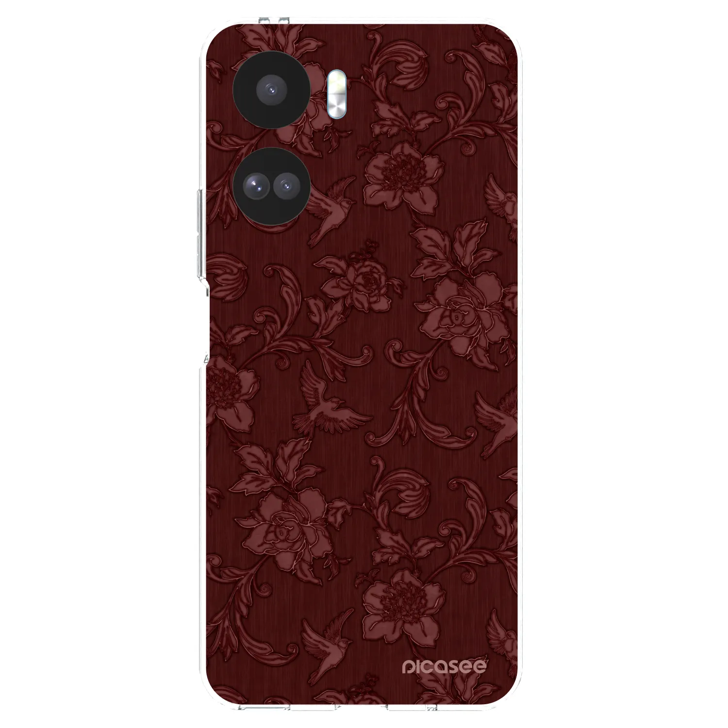 Picasee husă transparentă din silicon pentru Honor 90 Lite 5G - Red Elegance
